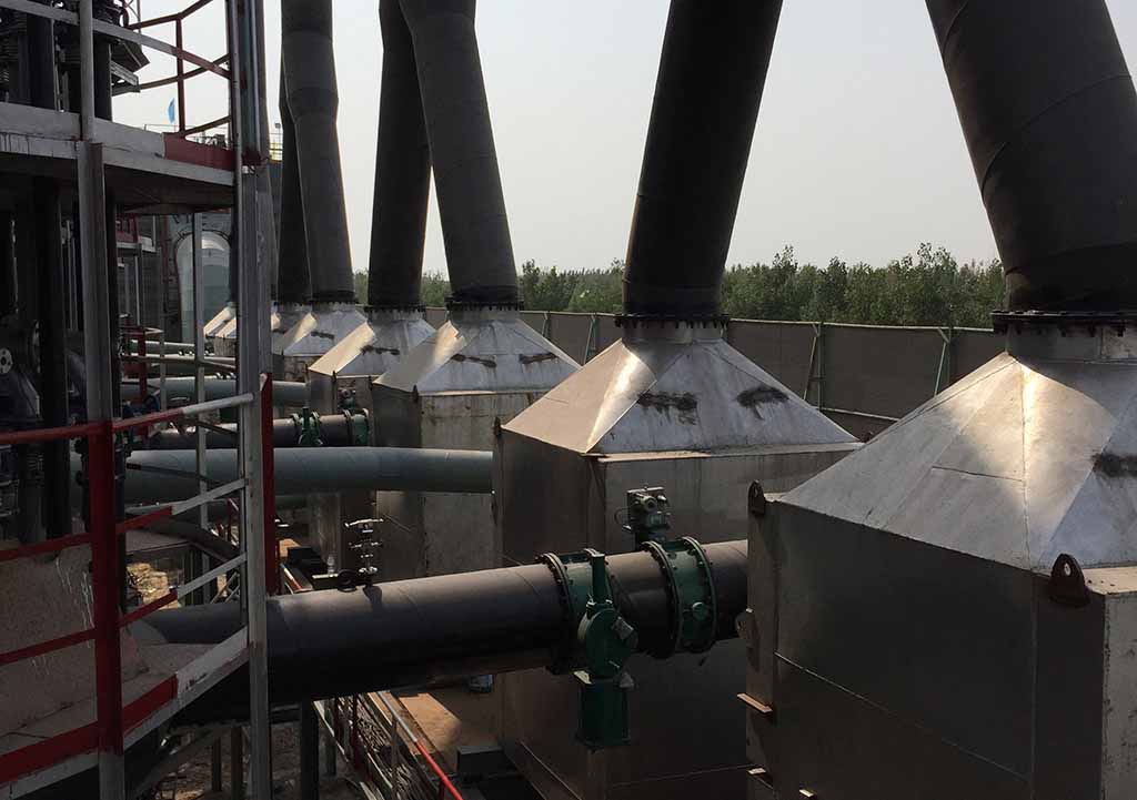 換熱器安裝現(xiàn)場